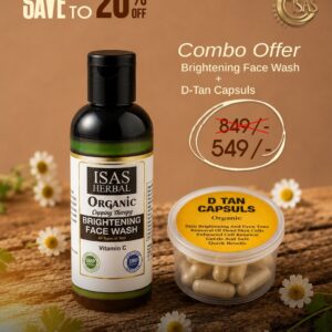 Brightening Face wash + D Tan Capsuls